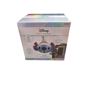 Gemmy Disney Lilo & Stitch Christmas Whirl-A-Motion Hanging Projection Ornament